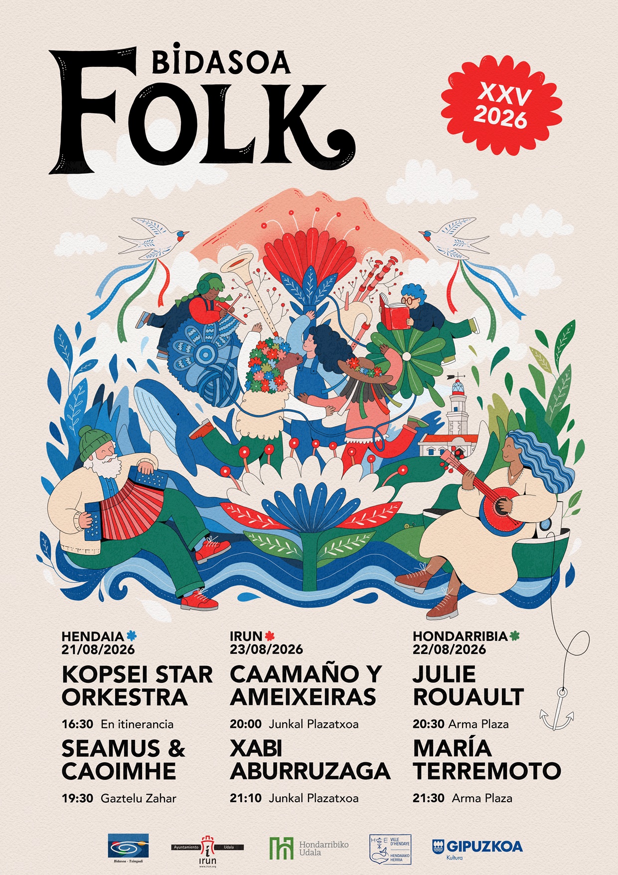 A2 BIDASOA FOLK 2026 - CON CONCIERTOS mini